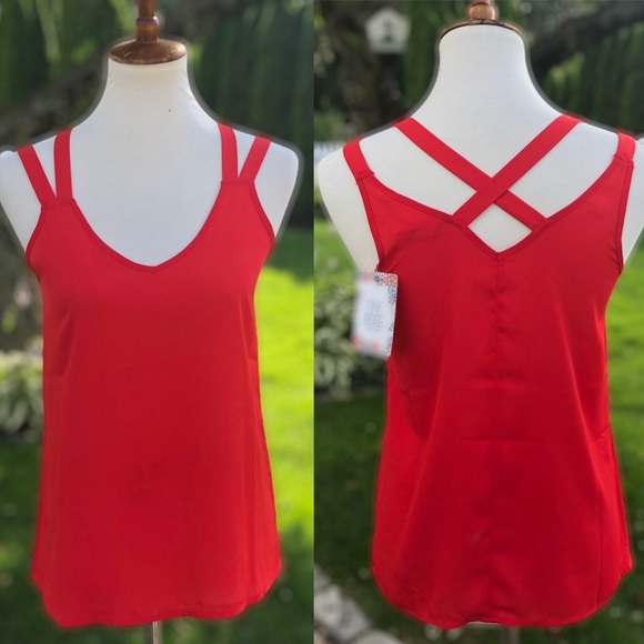Pink Rose Tops - Dressy tank top